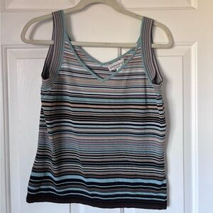 Jones New York Vintage Striped Tank Top